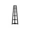 Monarch Specialties Bookshelf, Bookcase, Etagere, Corner, 5 Tier, 72"H, Office, Bedroom, Laminate, Black, Contemporary I 2499 - alternate 1
